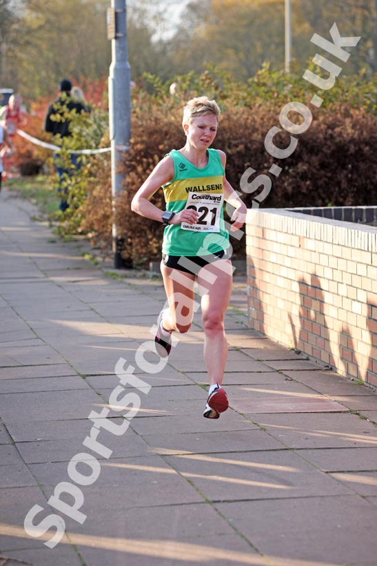 Stacey Rodgers (Wallsend) the Brampton to Carlisle 10 mile.